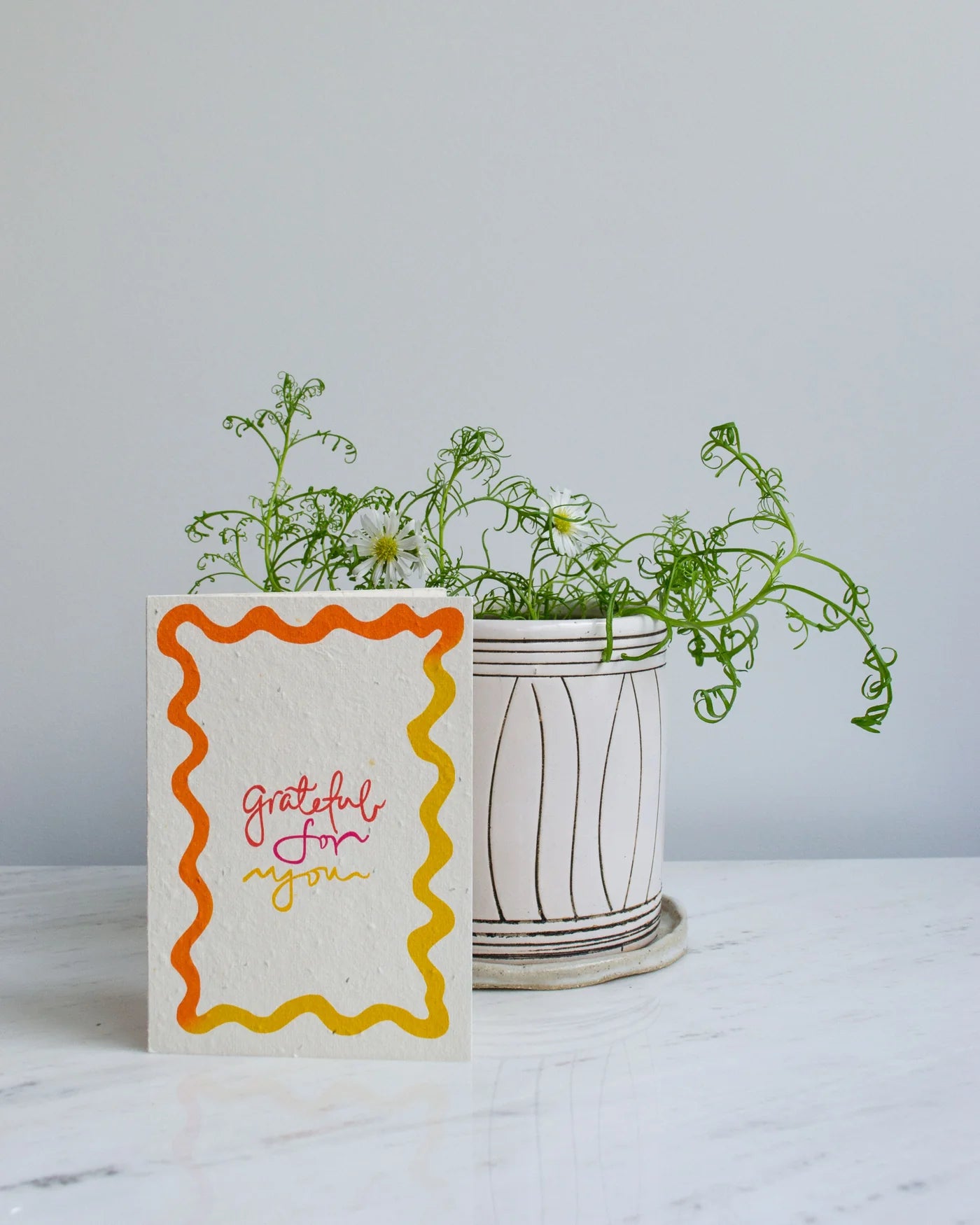 Grateful for you - Plantable Card