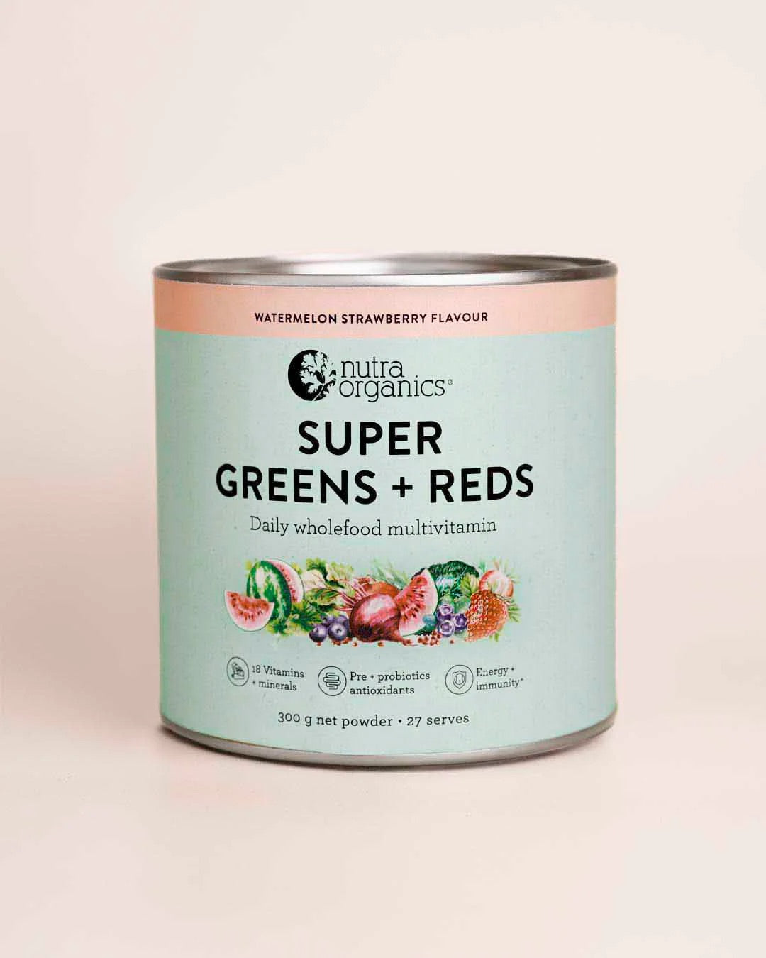 Super Greens + Reds | Strawberry and Watermelon