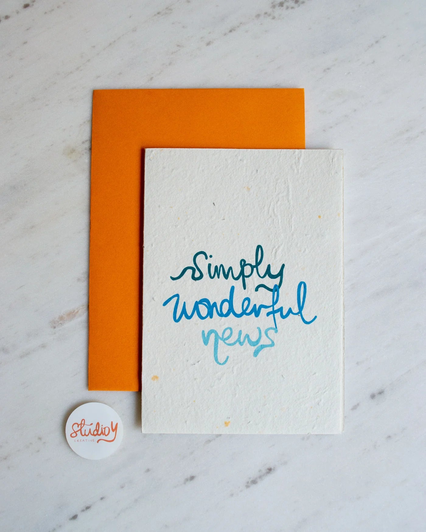 Simply Wonderful News - Plantable Card