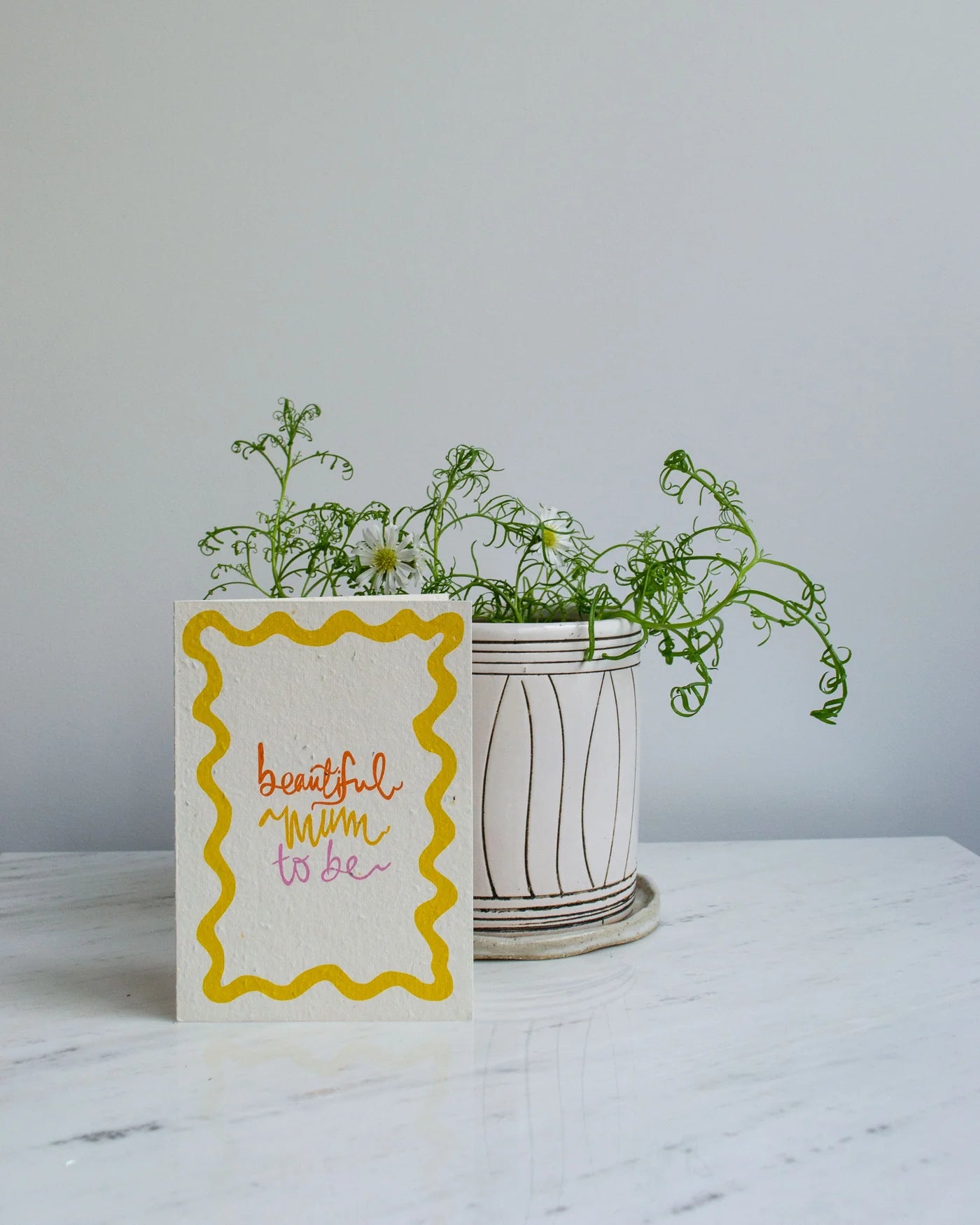 Beautiful Mum To Be - Plantable Card