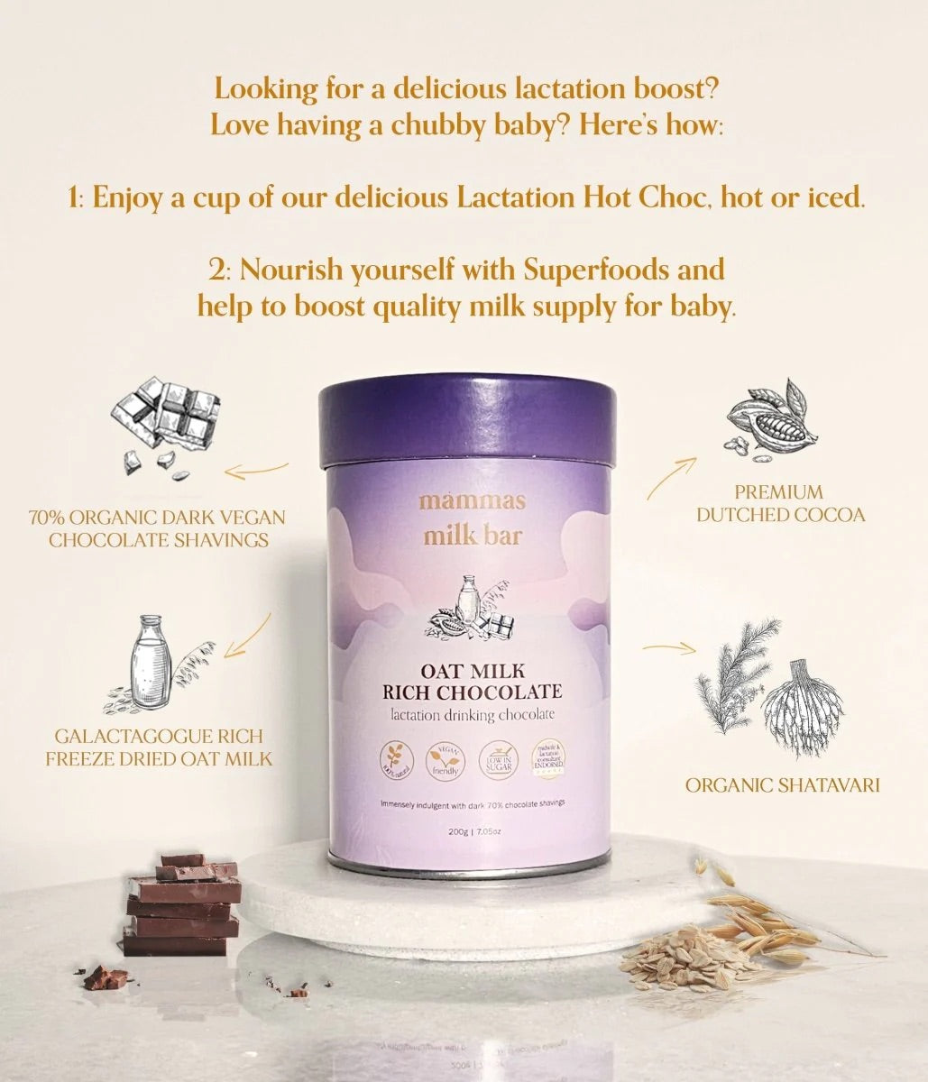 Oat Milk Rich Hot Chocolate - Lactation Drink