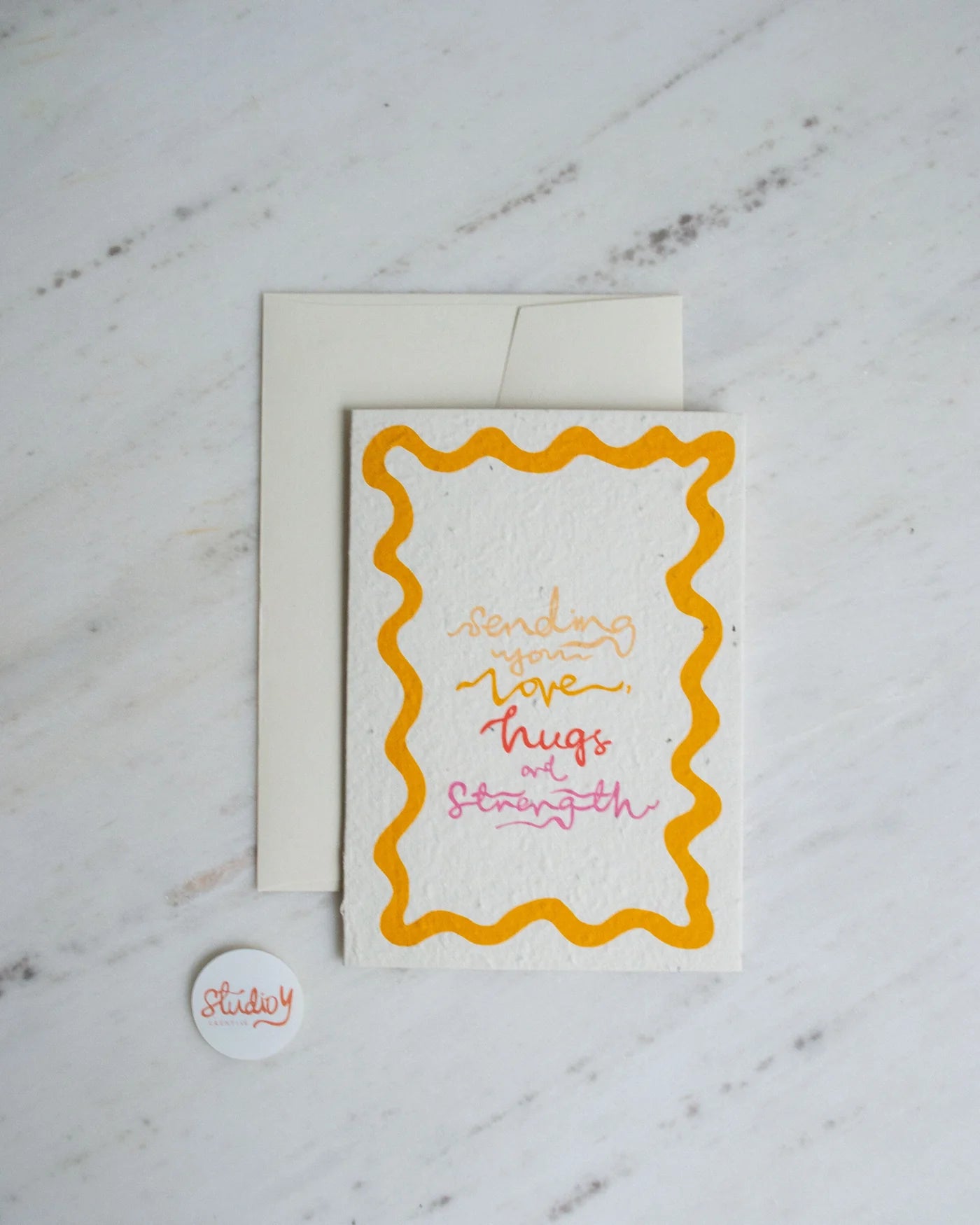 Love, Hugs & Strength - Plantable Card
