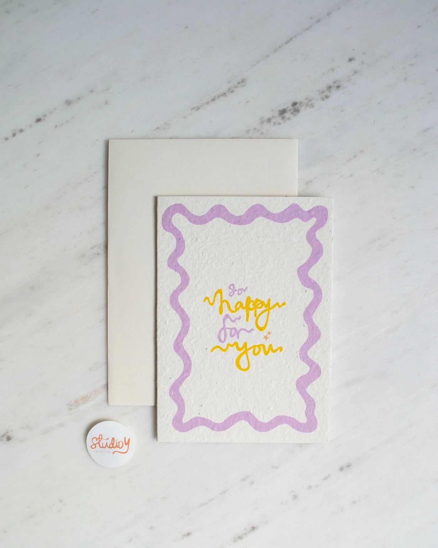 So happy for you- Plantable Card