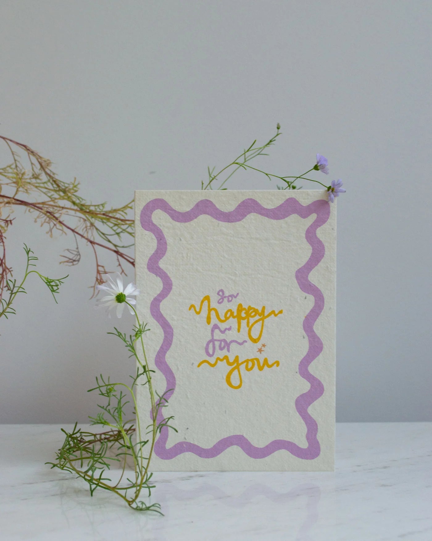 So happy for you- Plantable Card