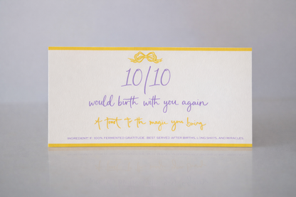 Thank You Wine Label - 10/10