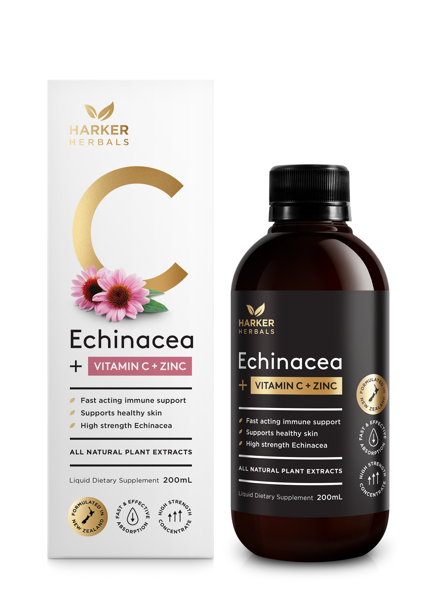 Echinecea, Vitamin C + Zinc