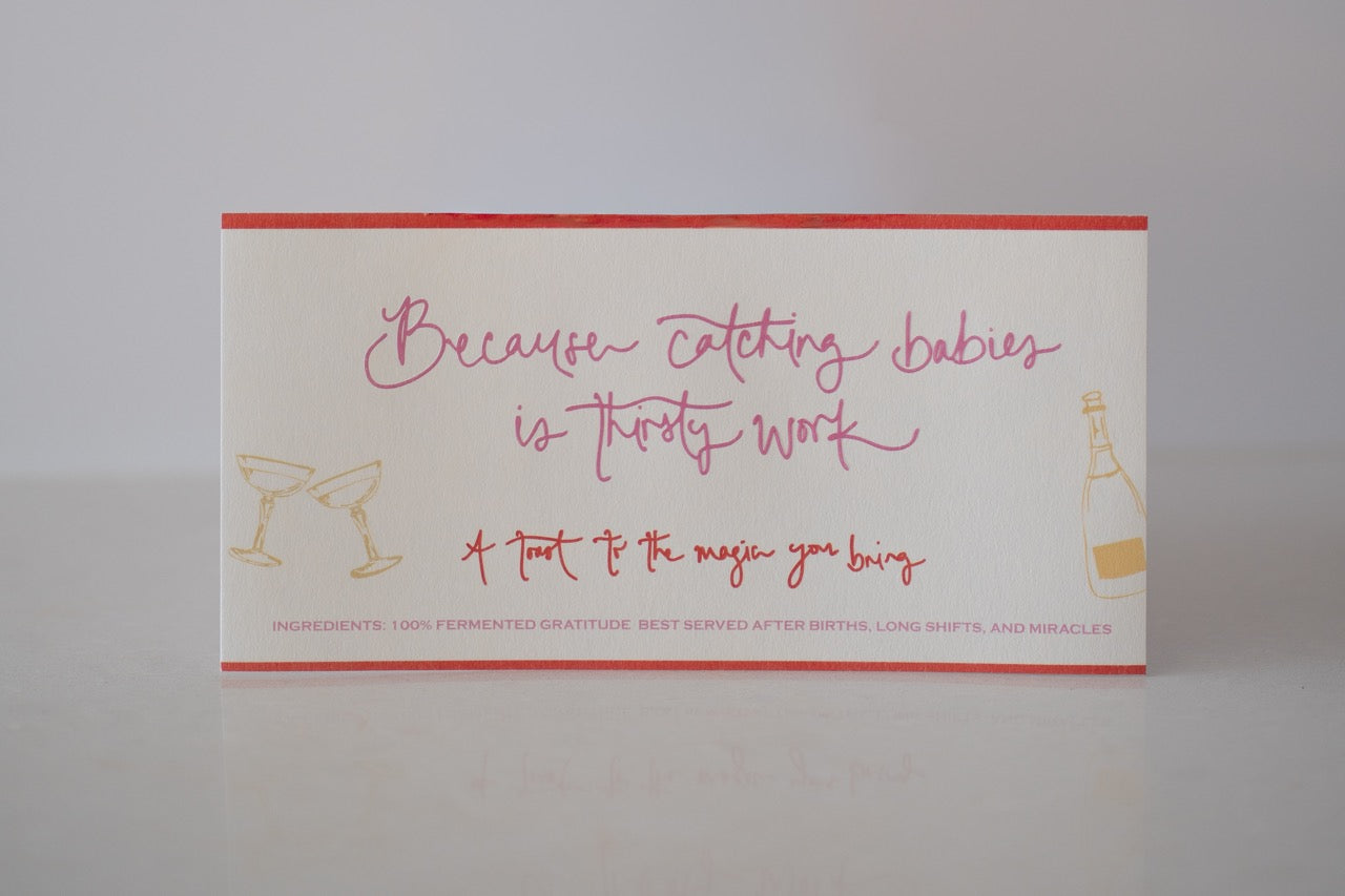 Thank You Wine Label