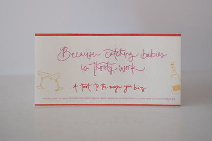 Thank You Wine Label