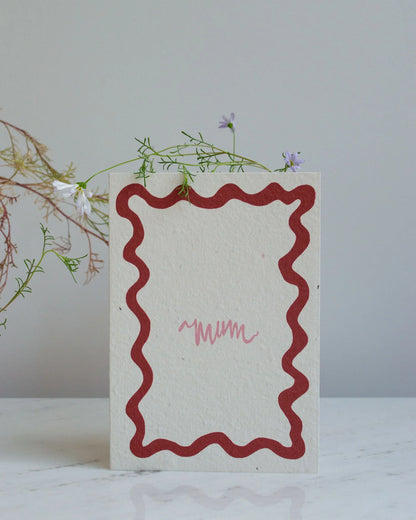 Mum - Plantable Card